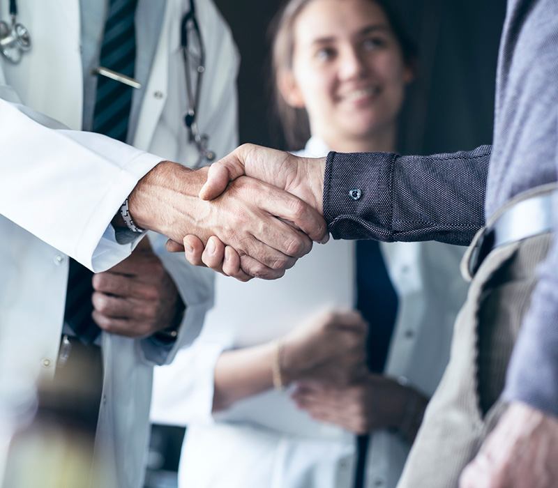 Dentist Handshake